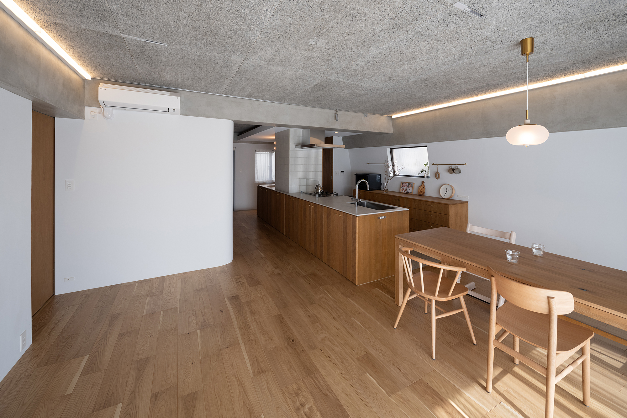 世田谷の家。開放感のある明るいリビング