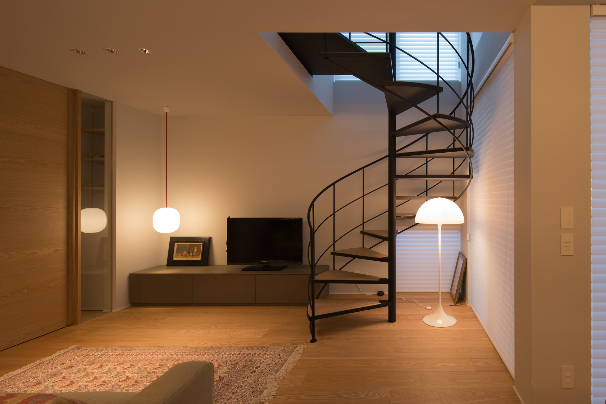 照明が計算されたリビング