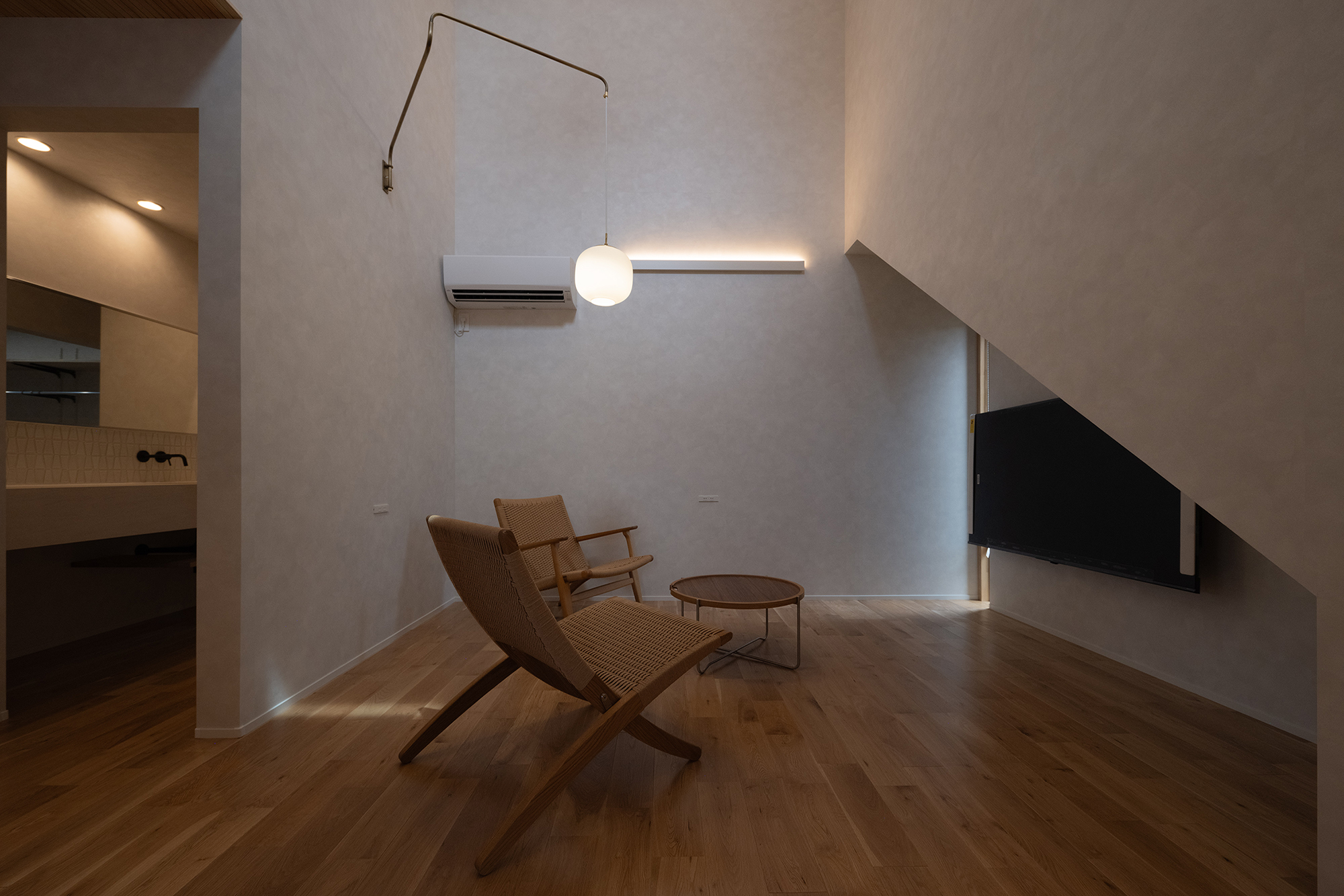 carlhansennの家具が似合うリビング